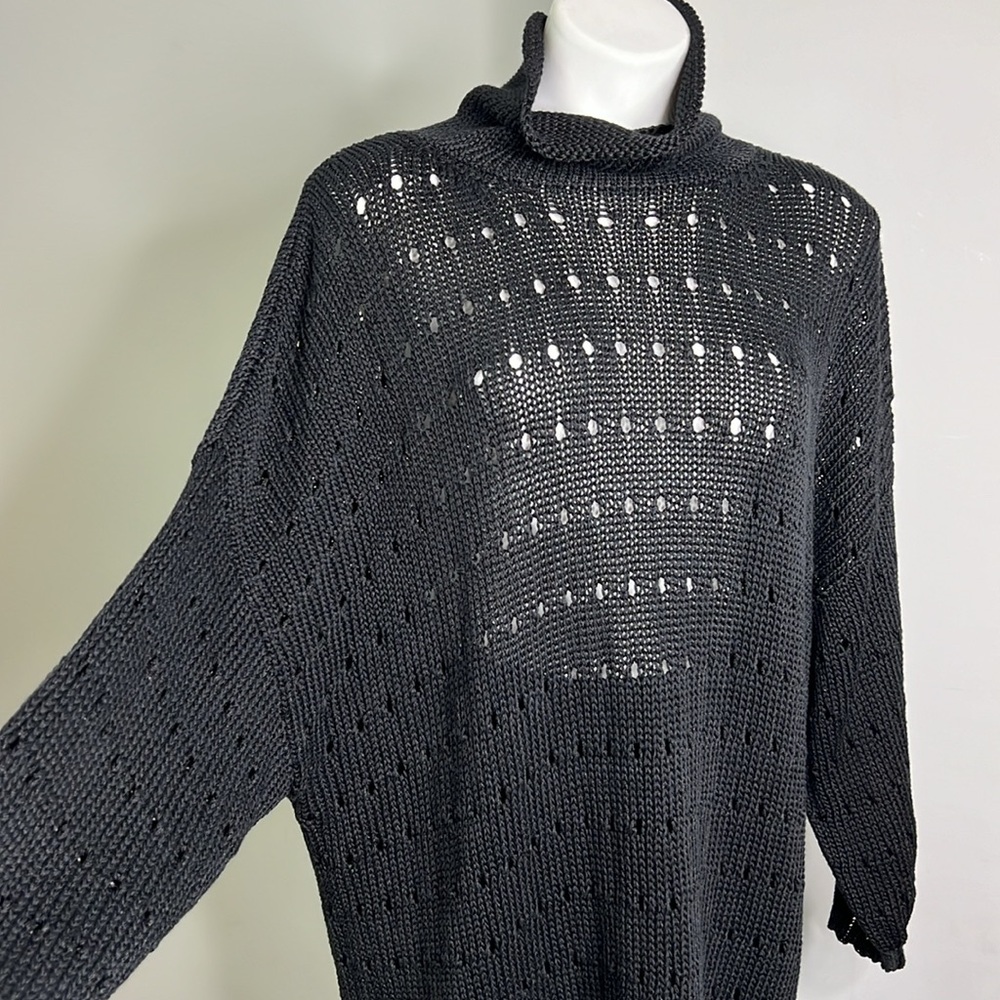 New Casa Kaos Oversized Mock Turtleneck Sweater - image 2